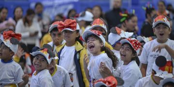 Para conmemorar el Día del Niño, el Ministerio de Cultura y Deportes realizó el Festival del Día del Niño, en el parque Erick Barrondo, en zona 7. / Foto: Byron de la Cruz.