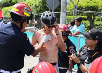 La cuarta etapa de la Vuelta a Guatemala 2024 se ve empañada por una múltiple caída en la meta