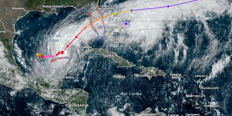 Huracán Milton se encuentra a 500 kilómetros de Petén, pero está alejándose