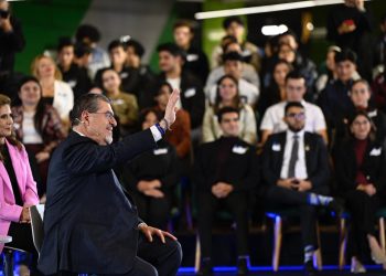 Presidente destacó el poder de la participación de los jóvenes. / Foto: Byron de la Cruz.