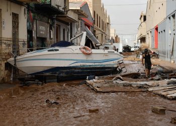 Las inundaciones por la tormenta Dana en España afectaron la ciudad de Valencia.
