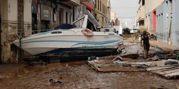 Las inundaciones por la tormenta Dana en España afectaron la ciudad de Valencia.