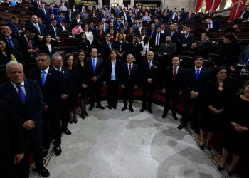 Los 13 magistrados de la Corte Suprema de Justicia (CSJ) electos en el Congreso de la República. / Foto: Danilo Ramírez (DCA).