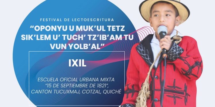 El Ministerio de Educación realizará el segundo festival de lectoescritura en idiomas minoritarios guatemaltecos en el municipio de San Juan Cotzal, Quiché. / Foto: Mineduc.