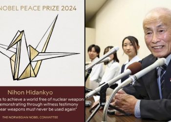 La organización japonesa Nihon Hidankyo, formada por sobrevivientes de las bombas nucleares en Hiroshima y Nagasaki recibe este año el Premio Nobel de la Paz.