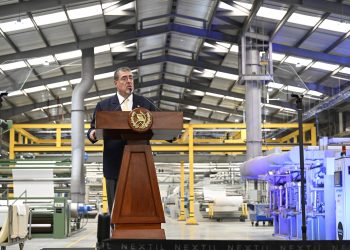 Presidente Arévalo destacó la importancia de la inversión española en Guatemala. / Foto: Byron de la Cruz.