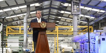 Presidente Arévalo destacó la importancia de la inversión española en Guatemala. / Foto: Byron de la Cruz.