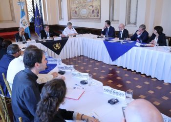 Presidente Arévalo se reúne con eurodiputados