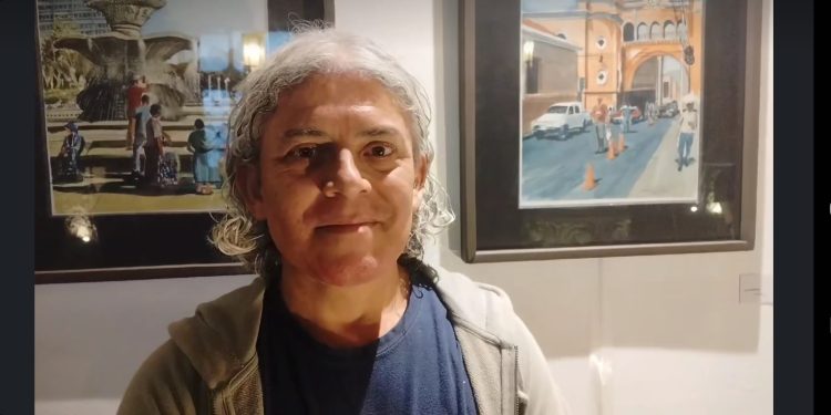 Exposición de 21 obras del Centro Histórico en acuarela. / Fotos: Cortesía