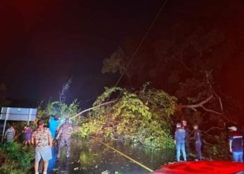 Atienden emergencia en km. 177 CA-2 carretera a El Carmen Frontera, Malacatán, San Marcos. / Foto: cortesía archivo CONRED