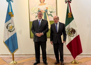 El presidente Arévalo participó en el Foro empresarial México-Guatemala del Consejo Empresarial Mexicano de Comercio Exterior, Inversión y Tecnología. /Foto: Gobierno de Guatemala.