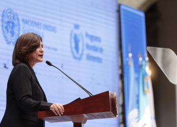 La vicepresidenta destaca el reto del Gobierno de la República para combatir la inseguridad alimentaria. /Foto: Noé Pérez.