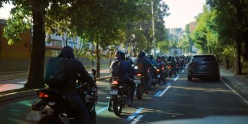 Motovía en calzada La Paz. / Foto: Municipalidad de Guatemala.