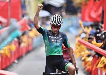 Robinson López gana la segunda etapa de la Vuelta a Guatemala. // Foto: Byron de la Cruz.