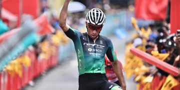 Robinson López gana la segunda etapa de la Vuelta a Guatemala. // Foto: Byron de la Cruz.