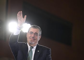 Presidente Arévalo reitera su postura a favor de la gestión con transparencia. / Foto: Álvaro Interiano.