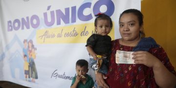 Bono Único se entregó a familias de Senahú, Alta Verapaz. /Foto: Daniel Ordoñez.