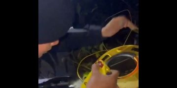 PNC destruye artefacto explosivo. / Foto: PNC