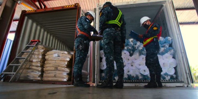 Guatemala refuerza la transparencia en aduanas. / Foto: Mingob.