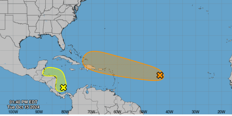 Insivumeh monitorea fenómeno cercano a Guatemala, aunque tiene baja probabilidad de volverse tormenta