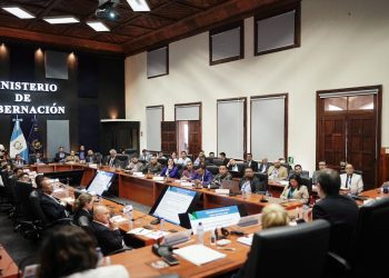 La reunión de alto nivel demuestra el firme compromiso de Guatemala por mejorar sus capacidades en ciberseguridad. / Foto: Mingob