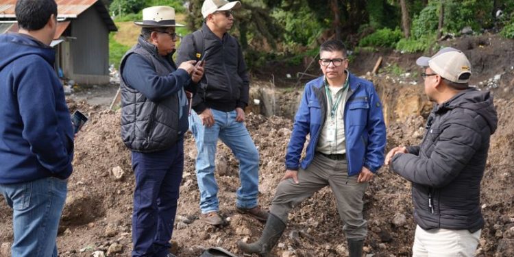 Mesa técnica interinstitucional realiza visita a relleno sanitario en San Pedro Sacatepéquez