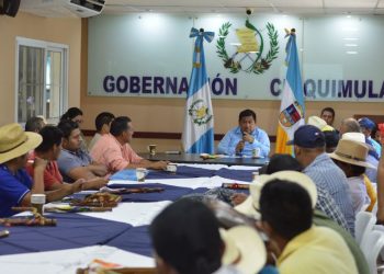 Desarrollan mesa técnica departamental de medio ambiente en Chiquimula