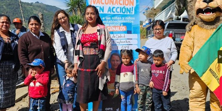 Presentan avances de la campaña contra la polio y sarampión en San Marcos