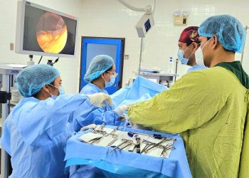 Jornada de cirugías en el Hospital de San Benito. / Foto: MSPAS.