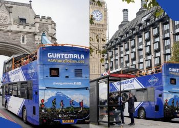 Destinos turísticos de Guatemala se difunden en Londres, Inglaterra. / Foto: Inguat.