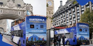 Destinos turísticos de Guatemala se difunden en Londres, Inglaterra. / Foto: Inguat.