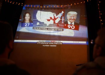 Donald Trump y Kamala Harris comienzan con el conteo de votos del Colegio Electoral. / Foto: EFE.