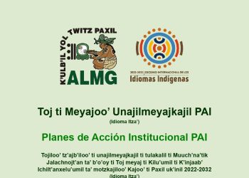 Plan de Acción Institucional enmarca los lineamientos para revitalizar y promover el uso de idiomas mayas. / Foto: cortesía ALMG.