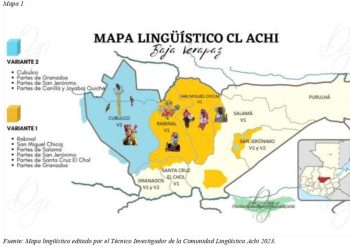 Estudio se realizó en cuatro municipios de la comunidad hablante del idioma Achí. / Foto: cortesía ALMG