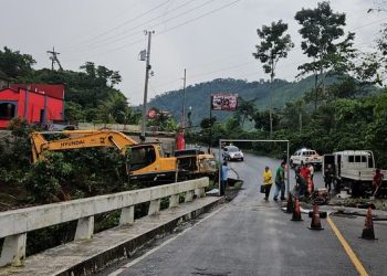 CIV inicia trabajos tras socavamiento en puente Los Tarros en San Pablo, San Marcos