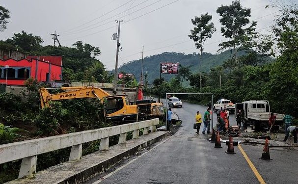 CIV inicia trabajos tras socavamiento en puente Los Tarros en San Pablo, San Marcos