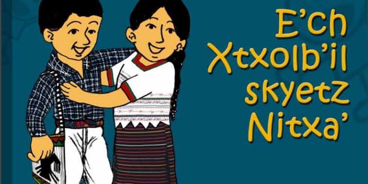 La colección de literatura infantil en awakateko es mucho más que un recurso educativo. / Foto: ALMG