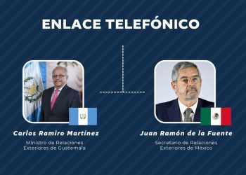 Cancilleres de Guatemala y México conversan sobre agenda bilateral. / Foto: Minex.