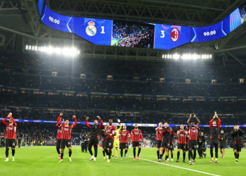 El Madrid sigue en caída libre mientras el Milan celebra en el Bernabéu