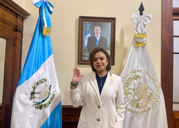 Paola Constantino, ministra interina del CIV. / Foto: Gobierno de Guatemala.