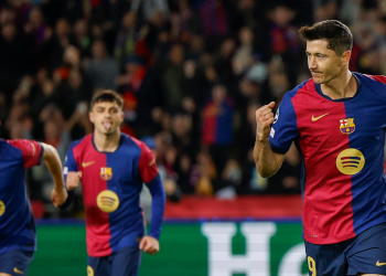 Lewandowski, tercer jugador en marcar 100 goles en la ‘Champions’ tras Messi y Cristiano