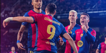 El Barcelona supera al Brest y se consolida en la zona alta de la clasificación