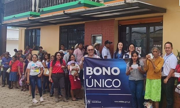 Pago de Bono Único llega a más familias guatemaltecas en el interior del país