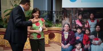 El Ministerio de Cultura y Deportes junto con Unicef impulsan esta exposición fotográfica en el Palacio Nacional de la Cultura. / Foto: MCD.