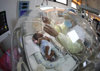 El Hospital de Gineco Obstetricia del IGSS han sido atendidos 905 bebés prematuros en lo que va del año. / Foto: IGSS.