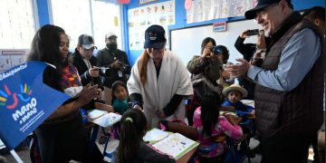 Presidente supervisa avances en la Escuela Oficial Rural Mixta del Caserío Chacpantzé, en Huehuetenango