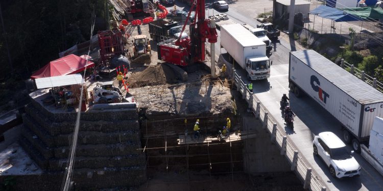 CIV presenta avances en la construcción del segundo puente 17.5 CA-9 Sur, en Villa Nueva