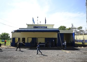 El Mingob establece el Centro de Detención de Máxima Seguridad para Hombres Renovación I en Escuintla. /Foto: Byron de la Cruz