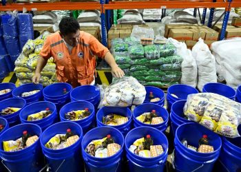 Raciones de alimentos de Conred