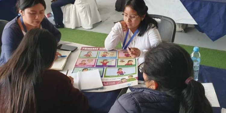 San Gaspar Chajul, en Quiché, se beneficia con campaña para evitar muertes maternas neonatales. / Foto: MSPAS.